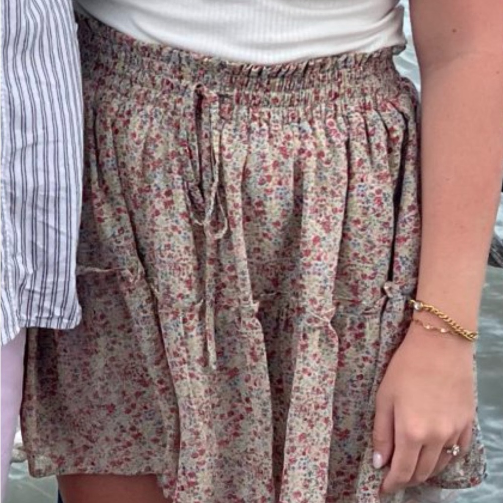 Bohme Floral Print Skirt